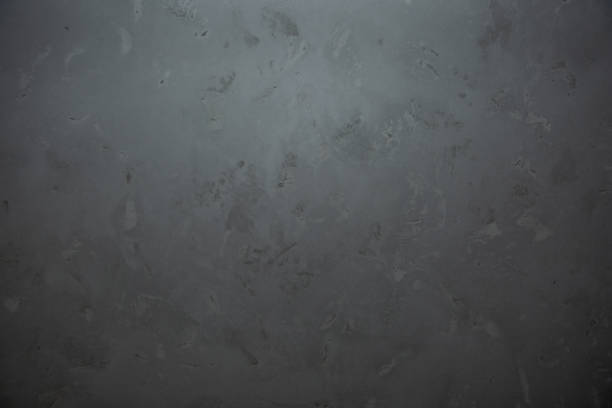 istock Dramatic grey grunge seamless stone texture venetian plaster background decor. Gray seamless stone venetian plaster texture. 1137296893
