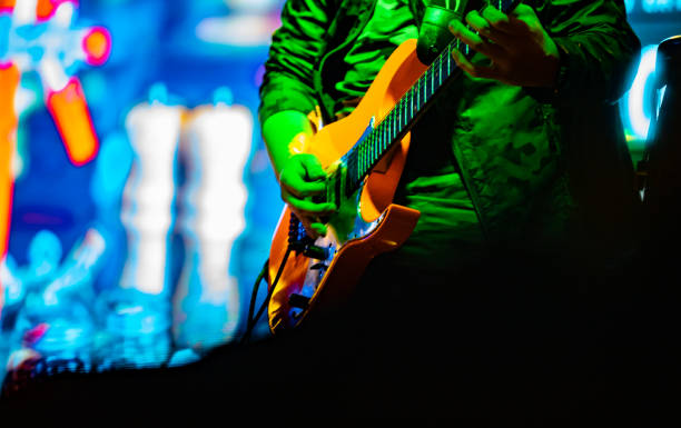 istock Guitarist Performing at the Concert 1137306780