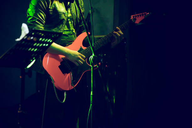 istock Guitarist Performing at the Concert 1137306805