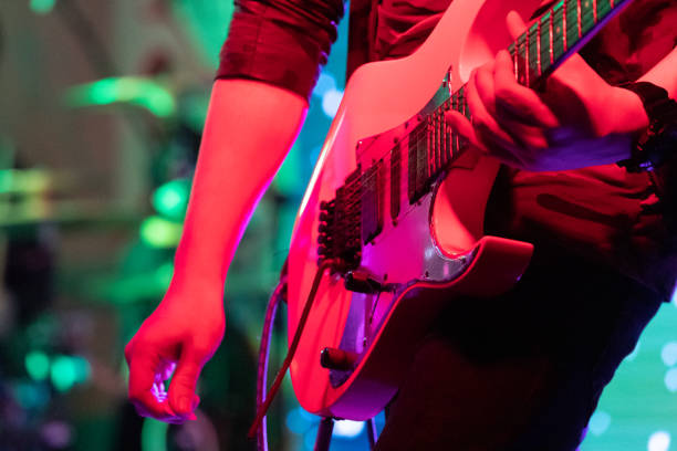 istock Guitarist Performing at the Concert 1137307068