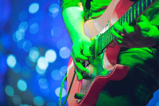 istock Guitarist Performing at the Concert 1137307104