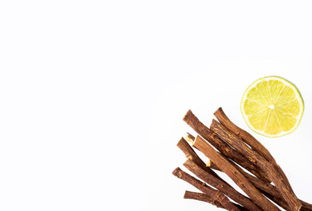 Licorice root and lemon - Glycyrrhiza glabra