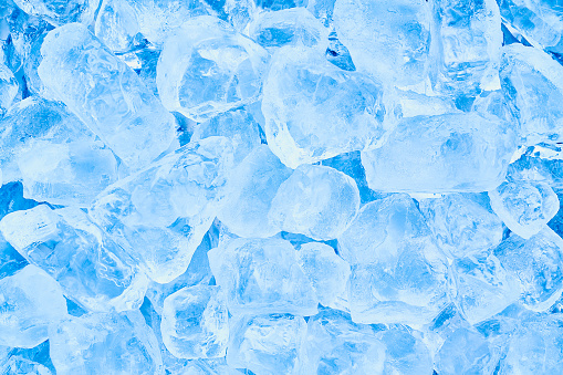 Ice frozen into ice