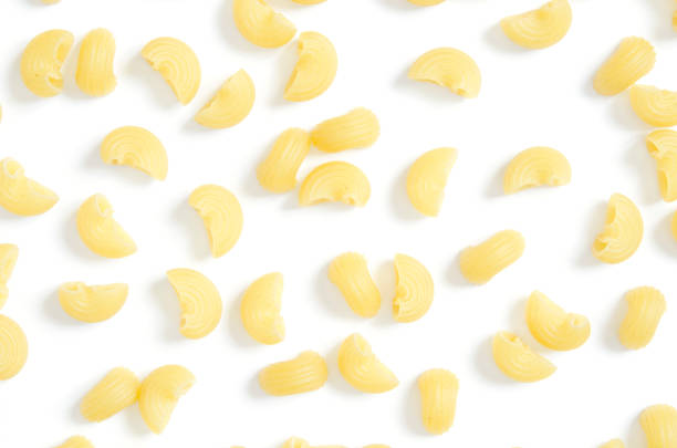 istock Raw pasta as food background. Top view or flat lay 1137310029