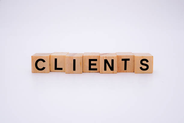 istock Clients Word Written In Wooden Cube 1137310660