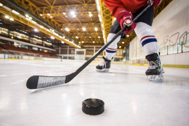 eishockey - hockeyschläger stock-fotos und bilder