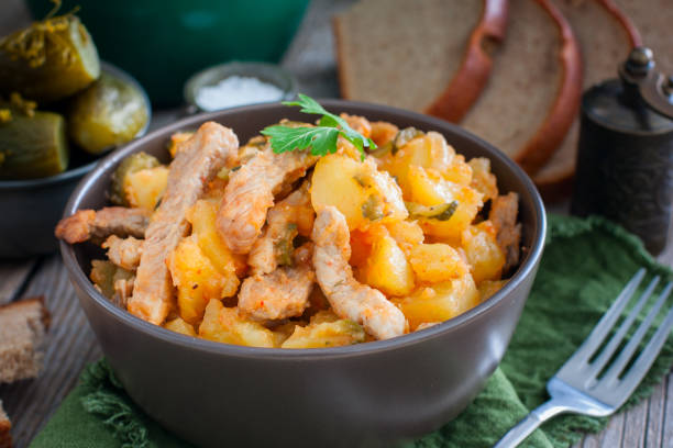 istock Azu - pork stew with potatoes and pickled cucumbers, horizontal 1137319990