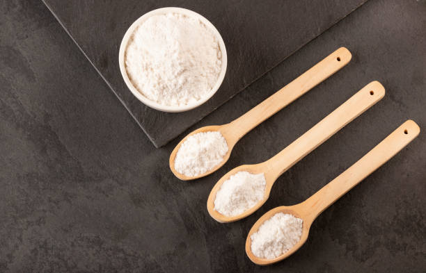 istock Baking soda to clean - Top view 1137322343