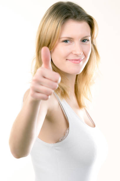 istock funny cute girl is very happy 1137325202