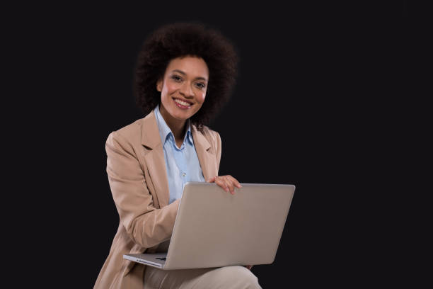 istock Business woman using laptop 1137325606