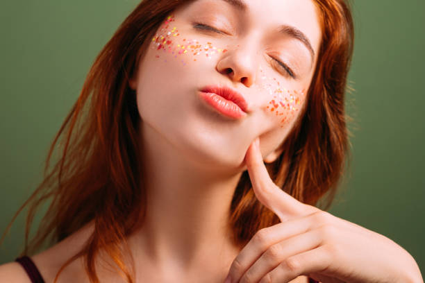 istock young beautiful female self esteem pout lips 1137325883