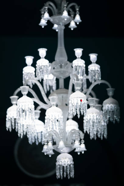 istock Crystal chandelier close-up 1137331404