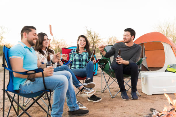 istock Young Close Friends Celebrating Outdoors 1137334490