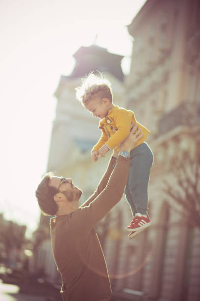istock Son is the best friend for daddy for ever. 1137334628