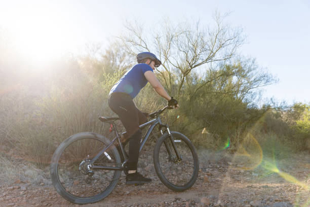 istock Cyclist Determined To Keep Body Healthy 1137336214