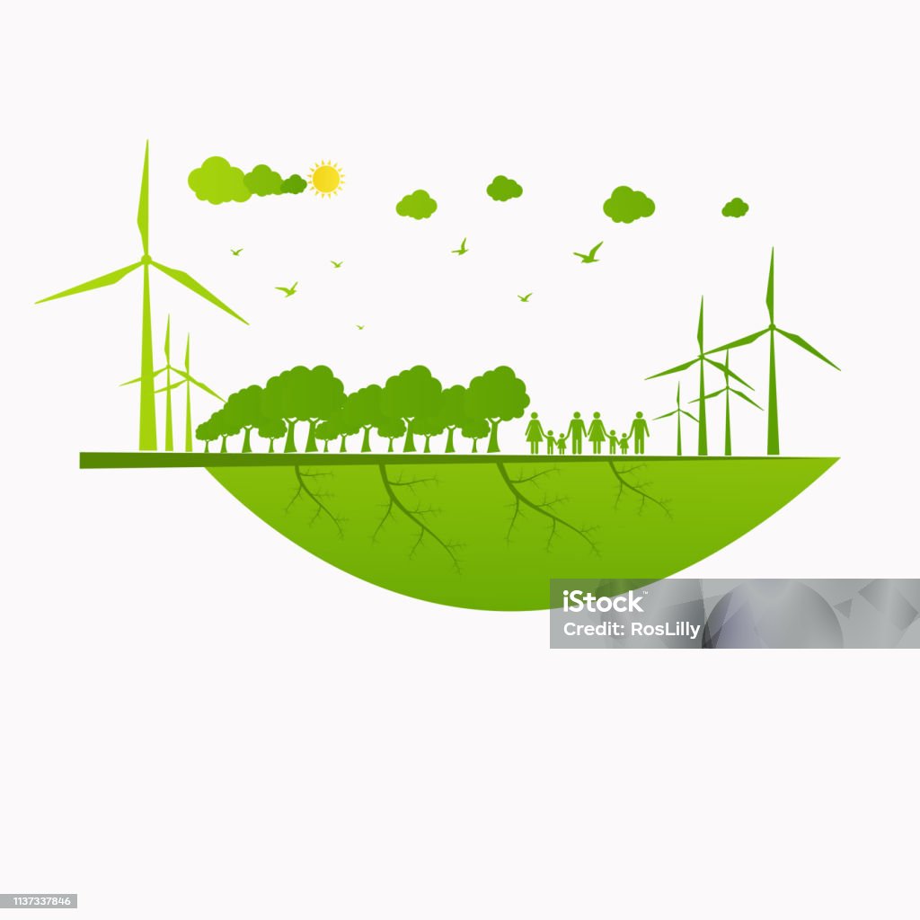 Environmental Development Vector Concept World Environment And Sustainable Development Vector ...