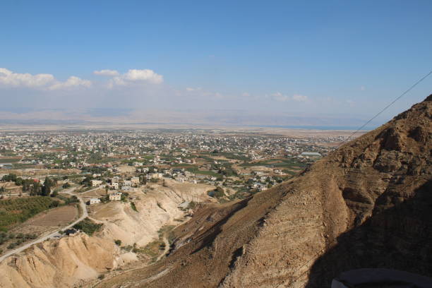 istock Jericho valley seen the the Monastery of Temptation. 1137338159