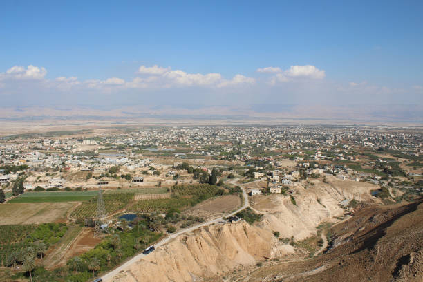 Jericho valley seen the the Monastery of Temptation.