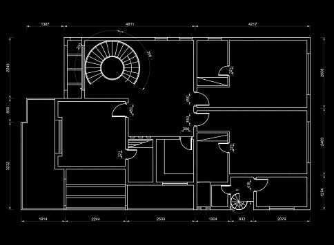 Apartment blueprint
