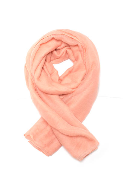 istock pink chiffon scarf isolated on white 1137339437