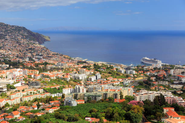 istock Aerial view Funchal 1137347568