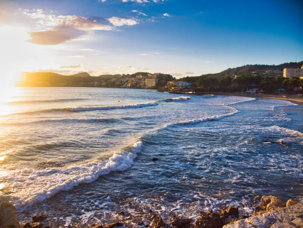 istock landscape of the beach at sunset g 1137348664