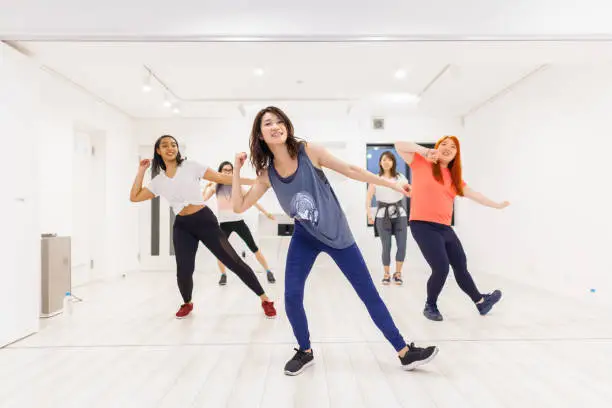 Photo of Group of women joining dance fitness club