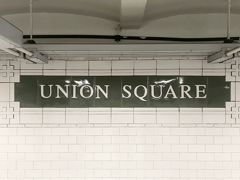 Union square subway station in New York City