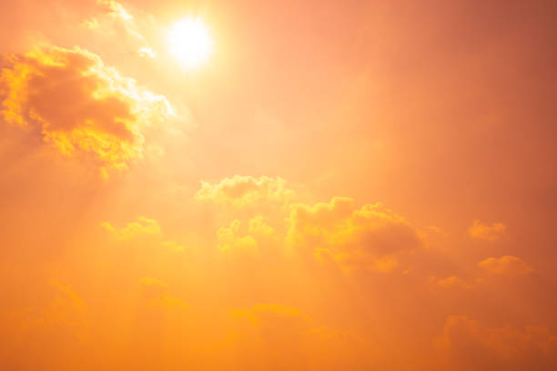 istock Golden sky and cloud on daytime 1137356057
