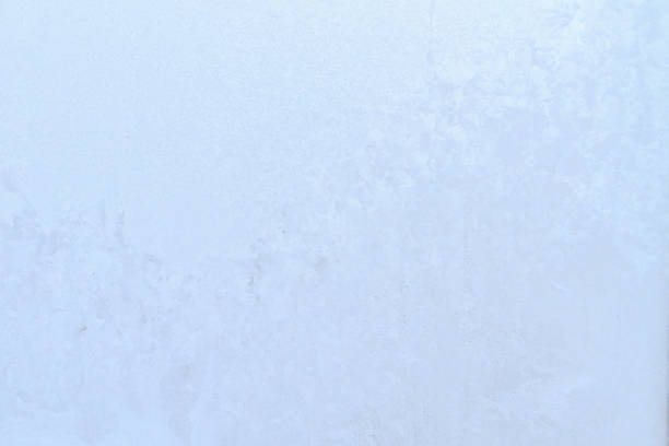 istock Frosty patterns on a frozen ice box in the early morning 1137357631