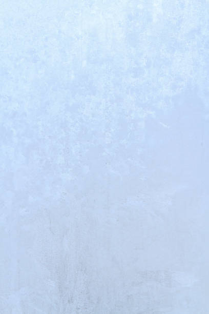 istock Frosty patterns on a frozen ice box in the early morning 1137357685