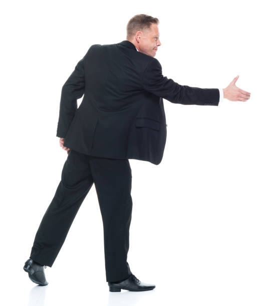 istock Businessman is giving a handshake 1137359113