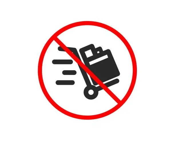 Loading Prohibited 무료 prohibition risk prohibited sign loading cart silhouette media png ...