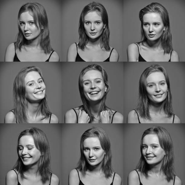 istock Serie of Emotional woman's faces. 1137366041
