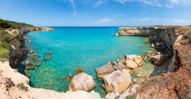 istock Sea beach Punticeddha Beach, Salento, Italy 1137367698