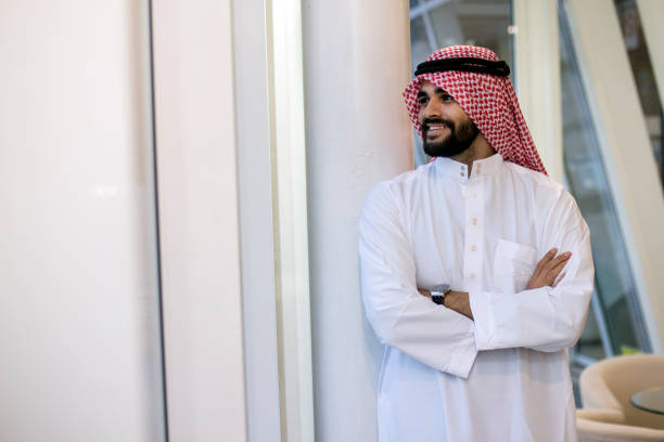 istock Arab man at the airport 1137367756