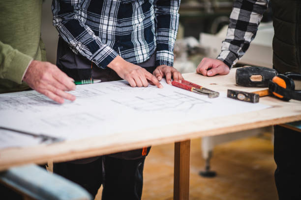 istock Small group of people planning the new project in the workshop 1137368242