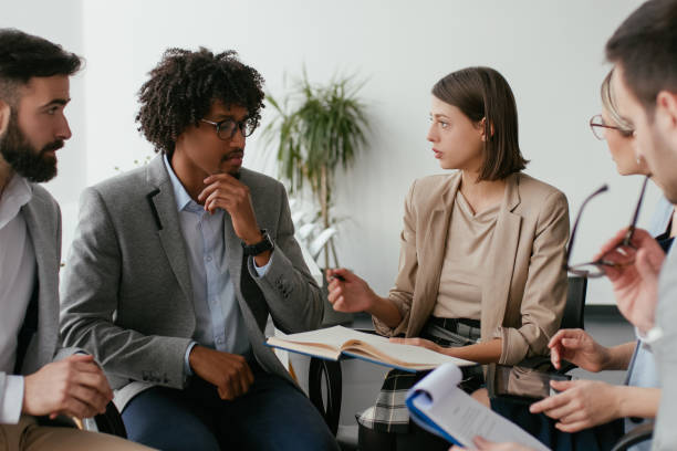 istock Multi-ethnic business meeting for new start up 1137368291