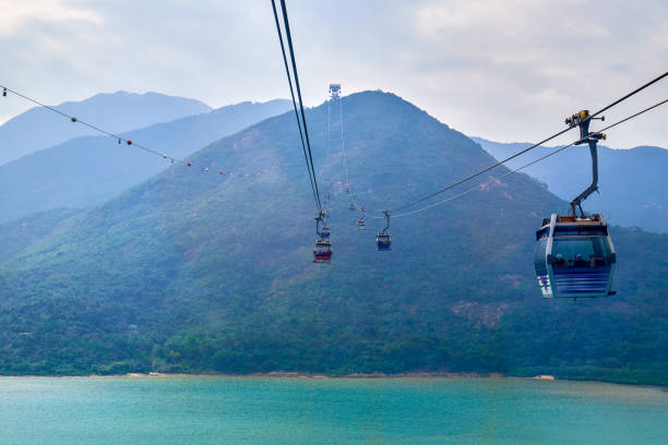 istock Cable car in Hong Kong 1137372656