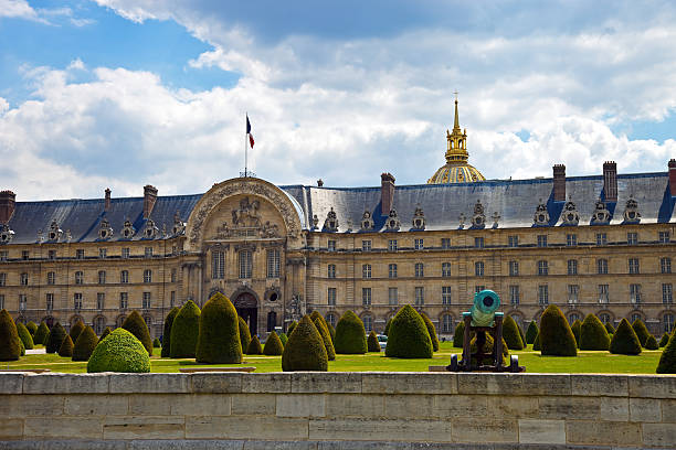 The Ecole Militaire in Paris, France.  ecole stock pictures, royalty-free photos & images