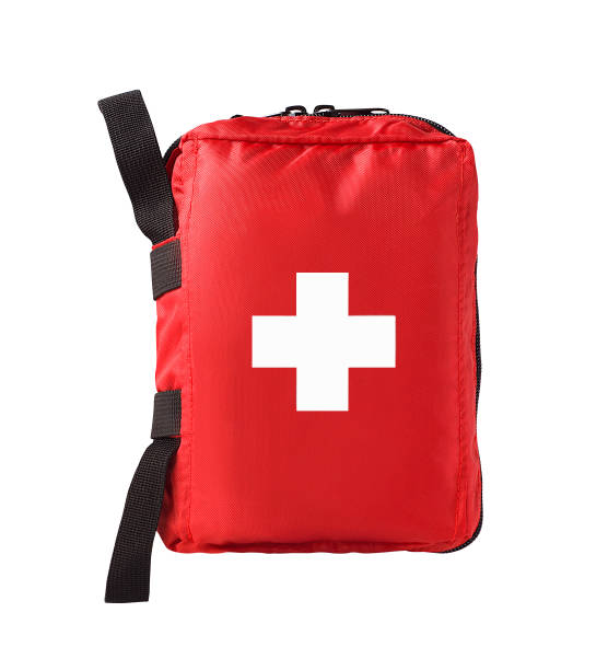 first aid kit isolated - first aid kit imagens e fotografias de stock