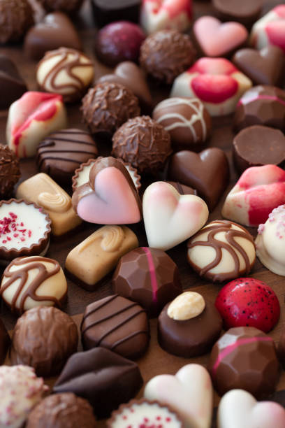 istock Assortment of delicious chocolates 1137373910
