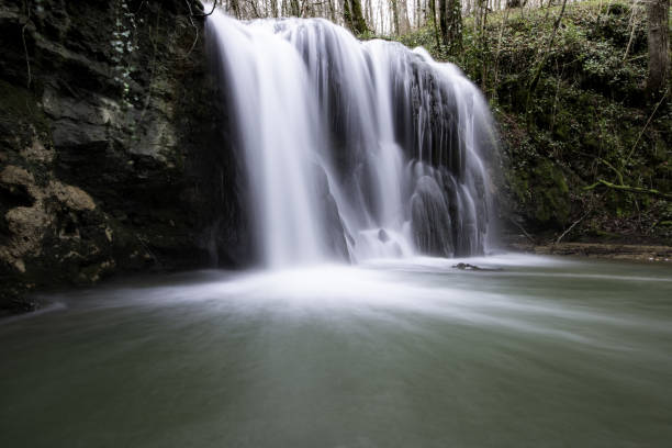 Waterfall of Altube stock photo