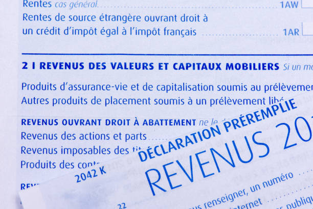 istock French income tax return 1137378454