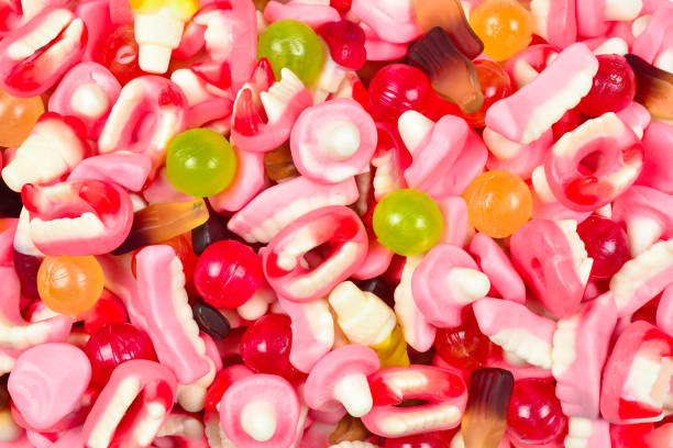 istock Assorted gummy candies. Top view. Jelly  sweets. 1137382603