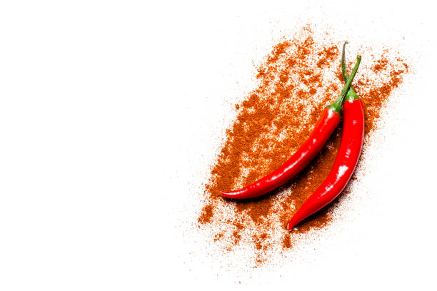 istock Chili pepper powder with the text 