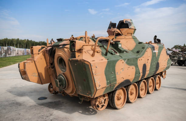 istock Damaged Turkish Armored Personel Carrier 1137400395