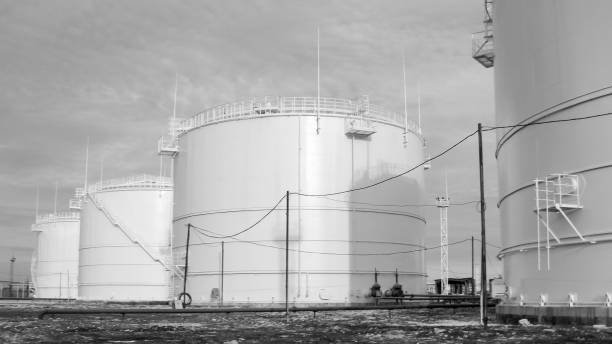 istock Storage tanks for petroleum products 1137400543