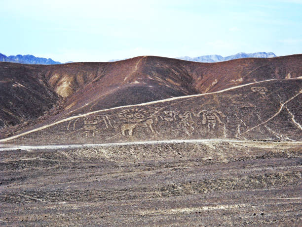 istock Nazca lines on the mountains of Ica, Peru 1137402217