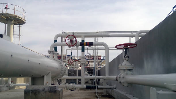 istock Heat exchanger in a refinery 1137402229